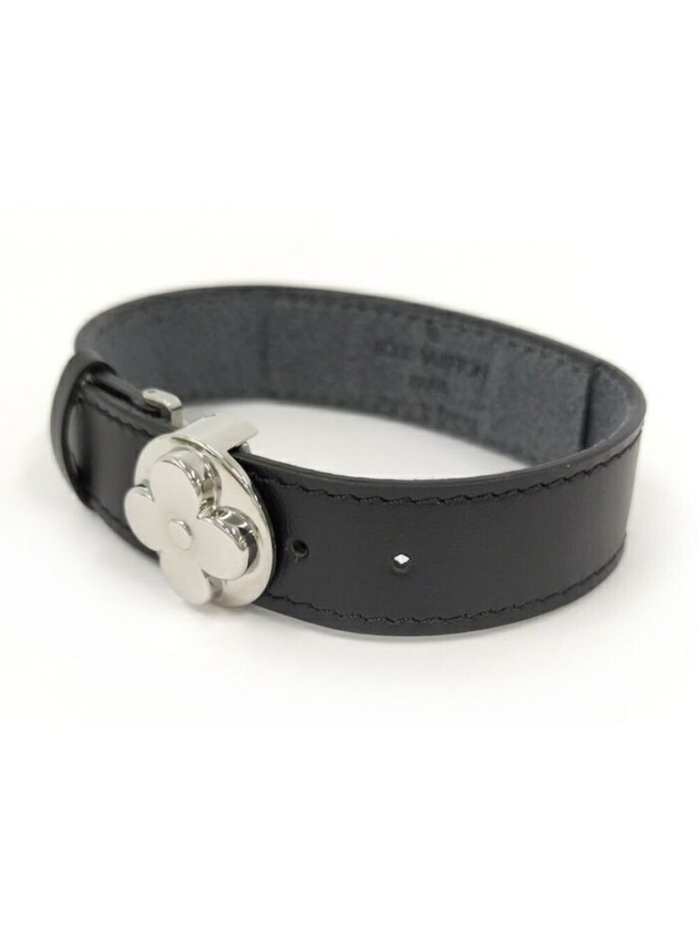 Louis Vuitton Vu Good Luck Bracelet Leather Black Monogram - Picture 2 of 9